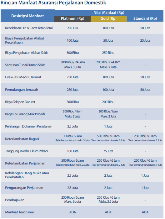 Manfaat Asuransi Perjalanan Domestk